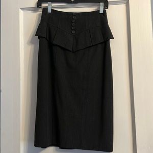 Nanette Lenore peplum pencil skirt size 2